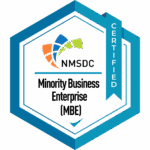 NMSDC Certified Minority Business Enterprise (MBE) badge for Bring Brilliance